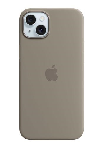 Silikonowe etui Apple z MagSafe Clay, do iPhone 15 Plus, MT133ZM/A