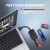 Obudowa SSD Axagon ADM2-AM USB-A 10Gbps - M.2 NVMe & SATA SSD adaptér, kabelis USB-A 10cm Czarny