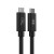 HYPER HyperDrive Next kabel USB USB4 Gen 3x2 1,2 m USB C Czarny