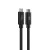 HYPER HyperDrive Next kabel USB USB4 Gen 3x2 1,2 m USB C Czarny