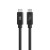 HYPER HyperDrive Next kabel USB USB4 Gen 3x2 1,2 m USB C Czarny