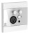 Panel ścienny AUDAC WP225/W, XLR mic + 3,5 mm jack + BT, biały