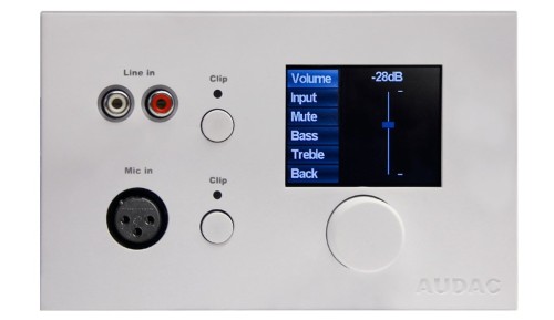 Cyfrowy panel sterujący AUDAC MWX65/W biały