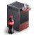 Obudowa Jonsbo T6, Mini-Tower, Mini-ITX, Tempered Glass, Holz - czarna