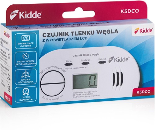 Czujnik tlenku węgla LCD K5DCO Kidde