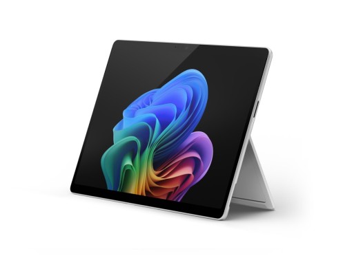Tablet Microsoft Surface Pro 11 Platin X Plus z ekranem LCD 512GB, 16GB, Windows 11 Pro z procesorem Qualcomm, dostępny od końca września