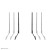 Neomounts DS45-430BL19 uchwyt do telewizorów 190,5 cm (75") Czarny