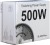 Inter-Tech SL-500 Plus moduł zasilaczy 500 W 20+4 pin ATX ATX Srebrny
