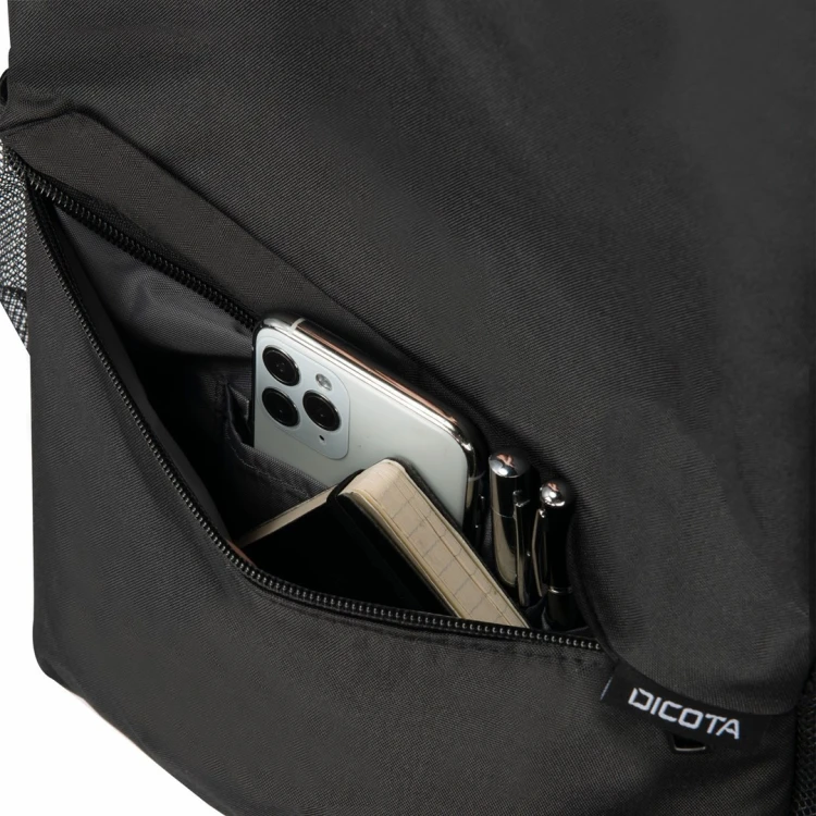 DICOTA D32086-RPET Plecak na notebooka z amortyzacją ONE 15-17.3" Poliester, PET Czarny
