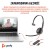 Poly Blackwire 3210 Monaural USB-C Headset +USB-C/A Adapter