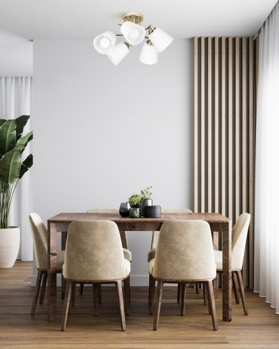 Lampa wisząca Activejet AJE-EMILY 5P GOLD E27 5x40W