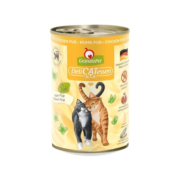 GranataPet DeliCatessen kurczak mokra karma dla kota 400g