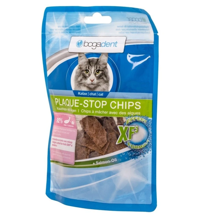 BOGAR PLAQUE-STOP CHIPS FISH kot 50g