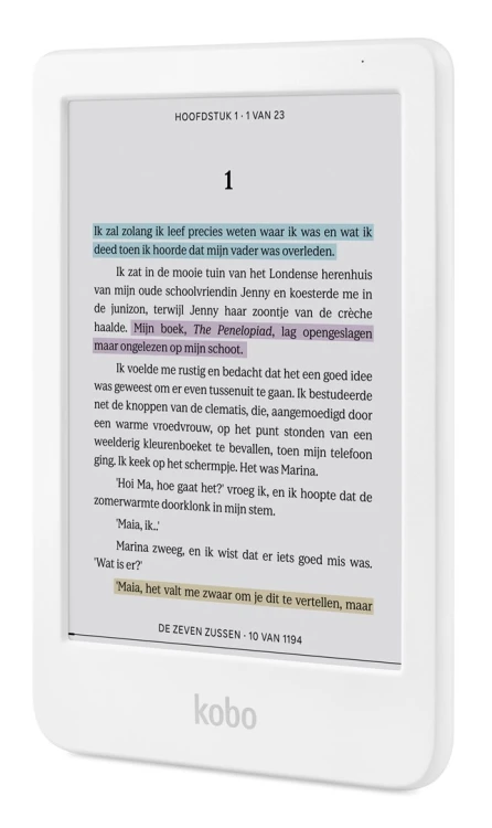 Czytnik E-booków Kobo Clara Colour 6" 16GB Wi-Fi Biały