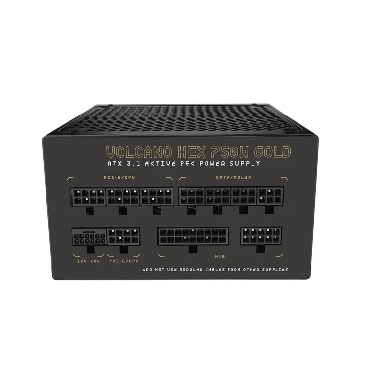 MODECOM ZASILACZ VOLCANO HEX 750W GOLD ATX 3.1