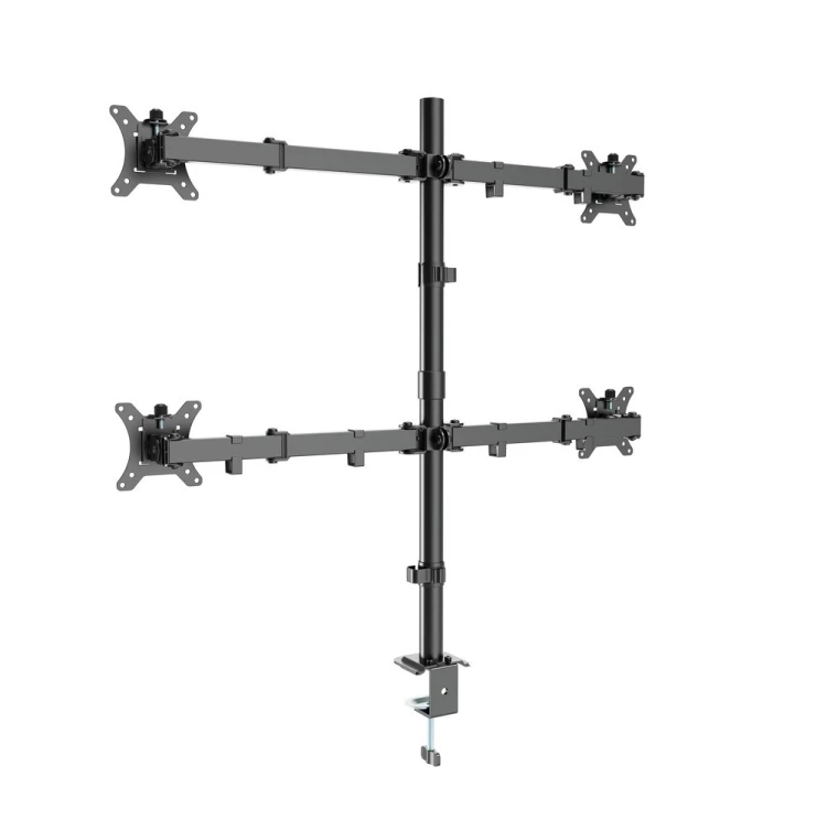 GEMBIRD BIURKOWE RAMIĘ/UCHWYT DLA CZTERECH MONITORÓW (REGULOWANE), 13”- 32”