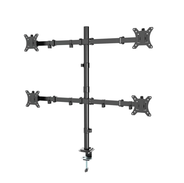 GEMBIRD BIURKOWE RAMIĘ/UCHWYT DLA CZTERECH MONITORÓW (REGULOWANE), 13”- 32”