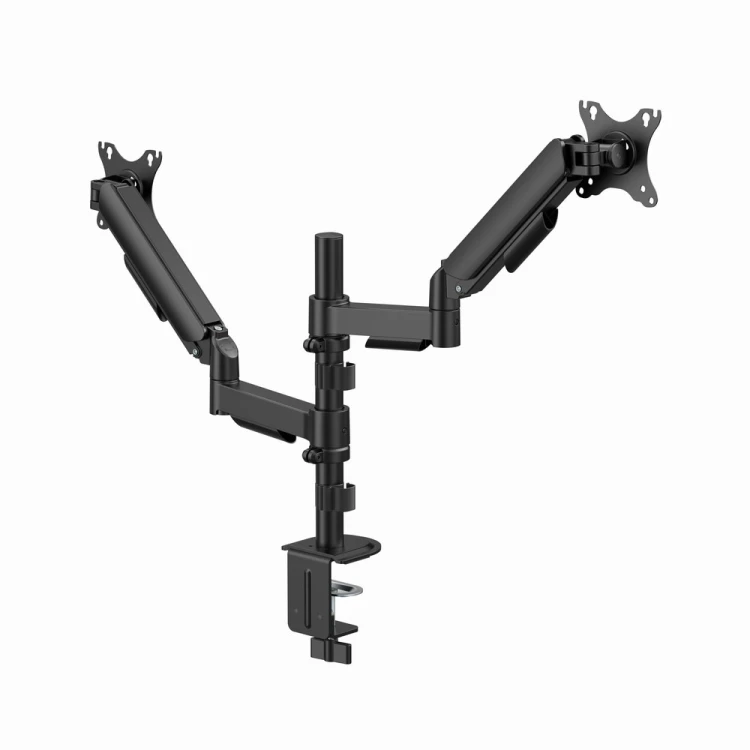 GEMBIRD BIURKOWE, REGULOWANE RAMIĘ/UCHWYT NA DWA MONITORY OD 17" DO 32", OBCIĄŻENIE DO 9 KG