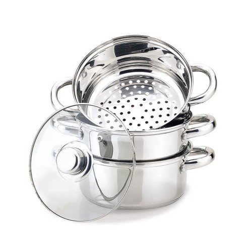 Garnek do gotowania na parze 3L, 20cm MR-2900-20 MAESTRO