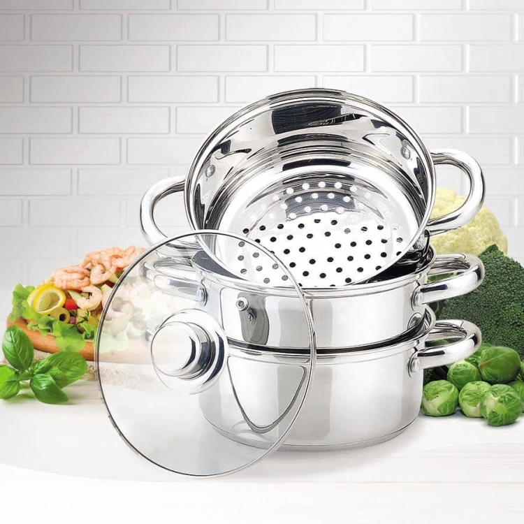 Garnek do gotowania na parze 3L, 20cm MR-2900-20 MAESTRO