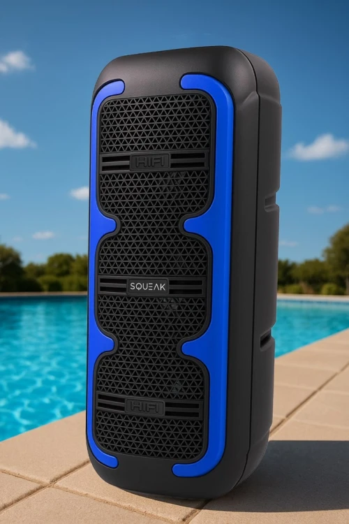 SQUEAK GŁOŚNIK KARAOKE BEATONE BLUETOOTH 5.3, 45W RADIO FM, MICROSD, AUX, USB, USB-C SQ1009