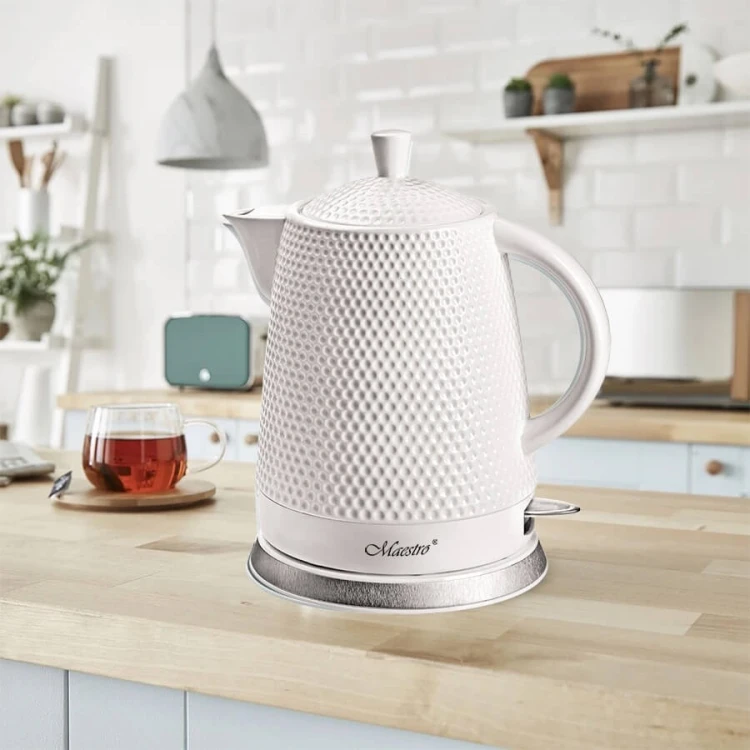 Czajnik elektryczny ceramiczny 1,5L 1500W MR-069-WHITE MAESTRO