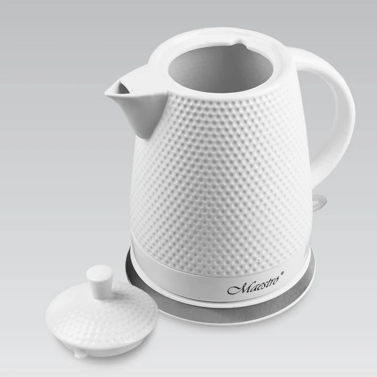 Czajnik elektryczny ceramiczny 1,5L 1500W MR-069-WHITE MAESTRO