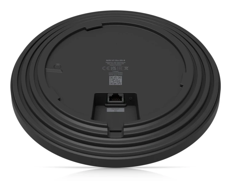 Access Point Wi-Fi  7 Ubiquiti UniFi U7 PRO XG B 2.4GHz(2 x 2)/5GHz(2 x 2)/6GHz(2 x 2) PoE+ 1x10G Czarny (U7-PRO-XG-B-EU)
