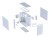 Obudowa Asus PRIME AP303 MESH WHITE
