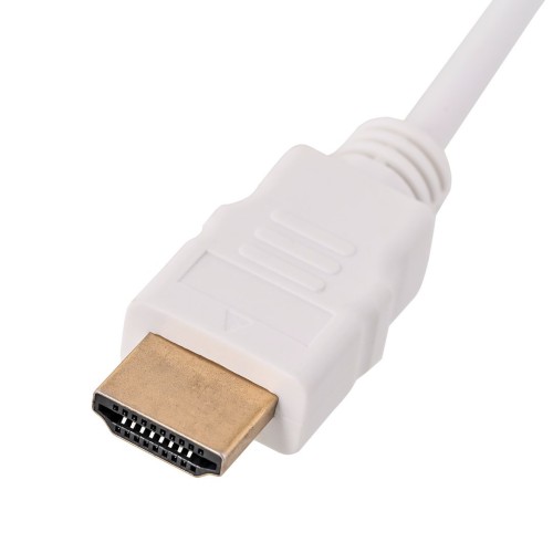 SAVIO ADAPTER HDMI (M) -VGA(F) BIAŁY CL-201