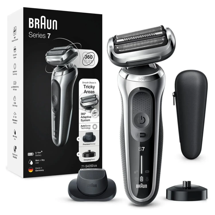 Braun Series 7 71-S4200cs Golarka foliowa Przycinarka Czarny