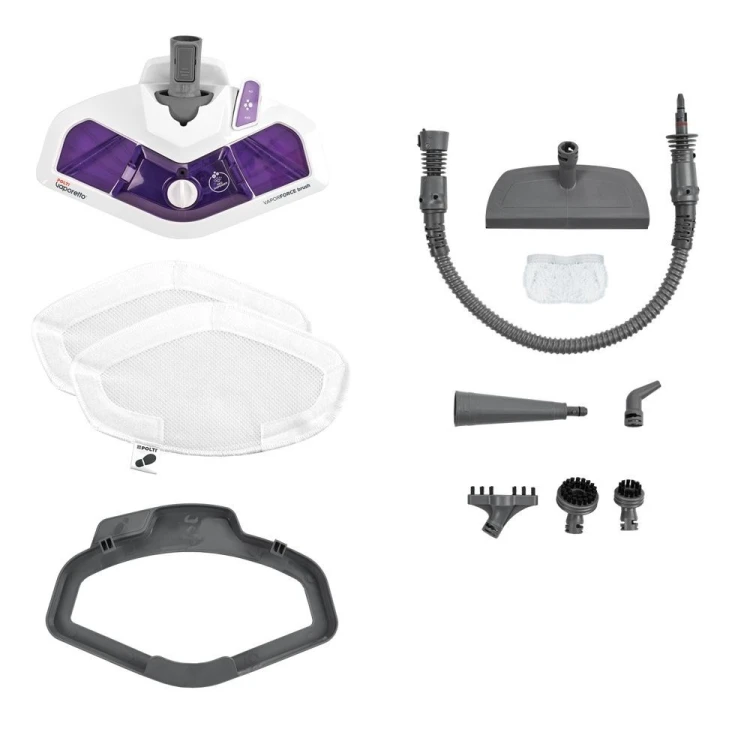 Polti Vaporetto SV440_Double Mop parowy 0,3 l 1500 W Fioletowy, Biały