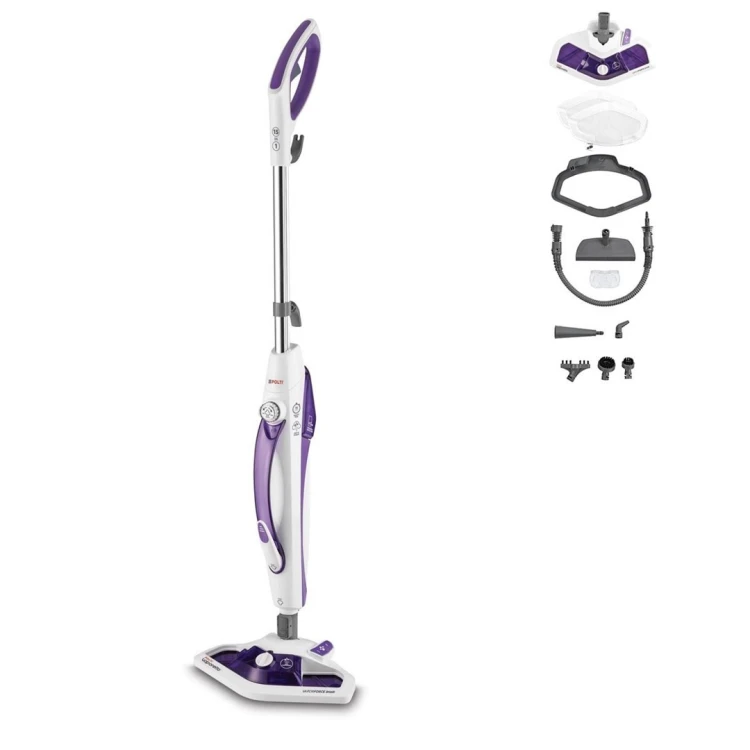 Polti Vaporetto SV440_Double Mop parowy 0,3 l 1500 W Fioletowy, Biały