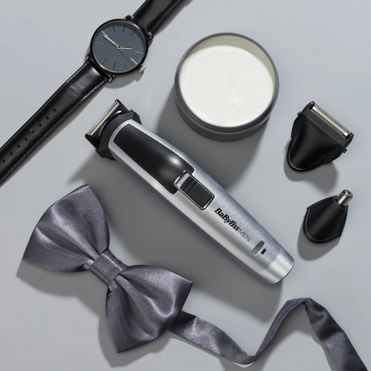 BaByliss 8-in-1 Titanium Srebrny, Czarny