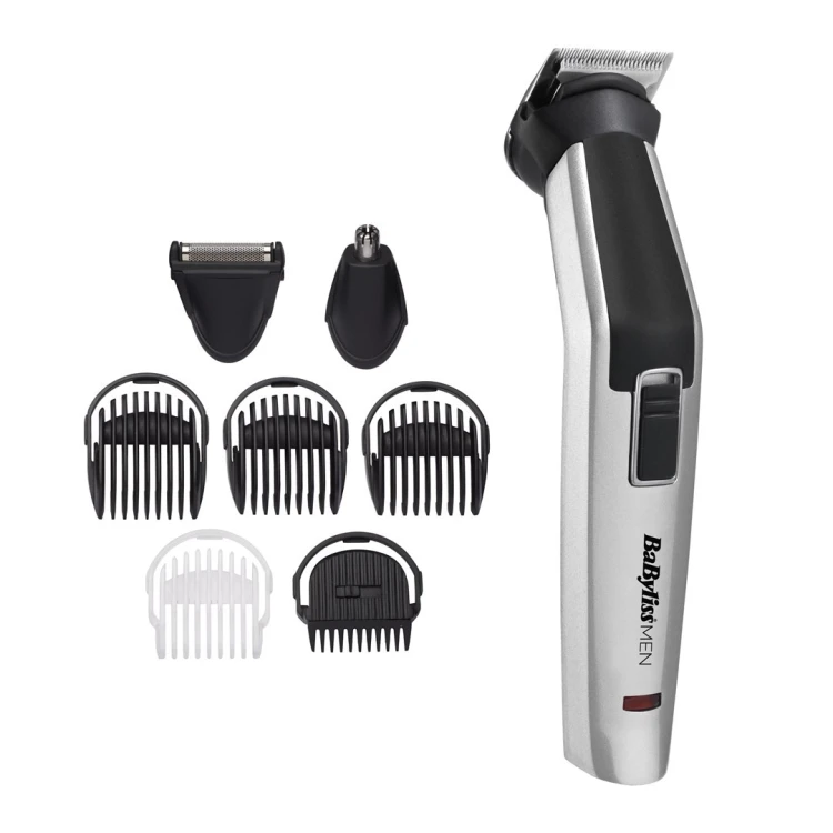 BaByliss 8-in-1 Titanium Srebrny, Czarny