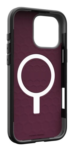 UAG Civilian Magsafe - obudowa ochronna do iPhone 16 Pro Max kompatybilna z MagSafe (bordeaux)