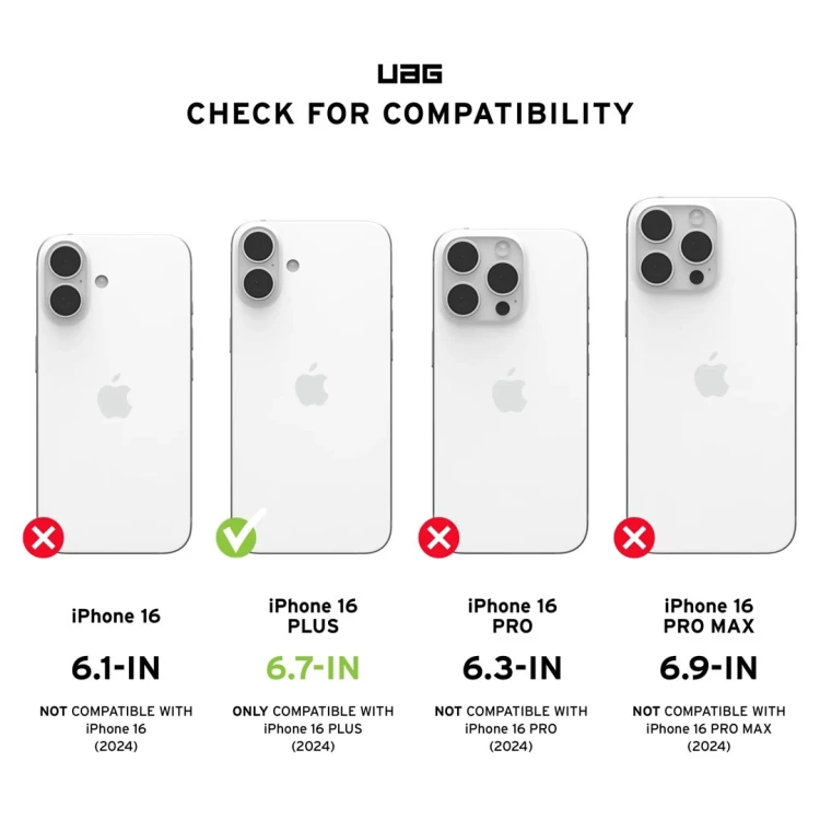 Cywilny futerał MagSafe do Apple iPhone 16 Plus
