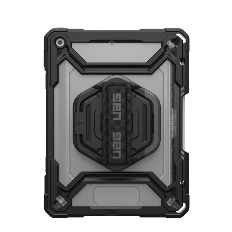 UAG Plasma HS Kickstand - obudowa ochronna z uchwytem do Apple Pencil, uchwytem na dłoń oraz podstawką do iPad 10.9" 10 generacja / 11" (A16) (ice/bla