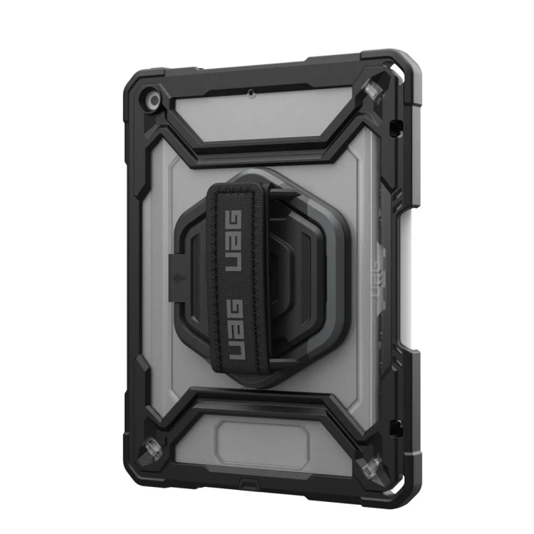 UAG Plasma HS Kickstand - obudowa ochronna z uchwytem do Apple Pencil, uchwytem na dłoń oraz podstawką do iPad 10.9" 10 generacja / 11" (A16) (ice/bla