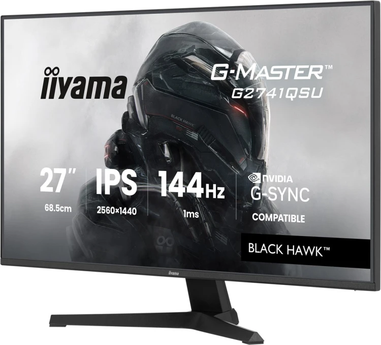 MONITOR IIYAMA LED IPS 27" G2741QSU-B1 Black Hawk 144Hz
