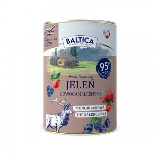 BALTICA SMAKI REGIONÓW Jeleń z owocami leśnymi 400g