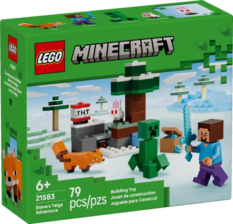 LEGO Minecraft 21583 - Przygoda Steve’a w tajdze