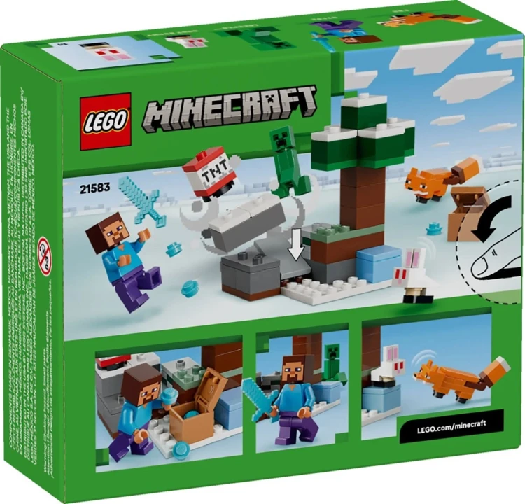 LEGO Minecraft 21583 - Przygoda Steve’a w tajdze