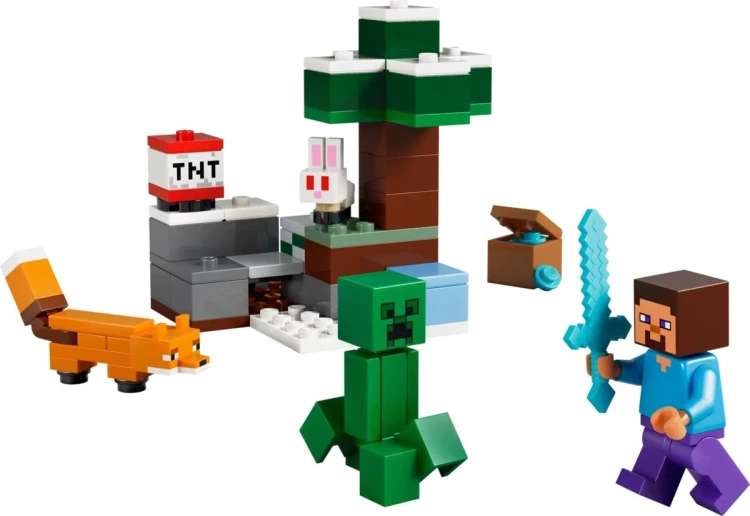 LEGO Minecraft 21583 - Przygoda Steve’a w tajdze