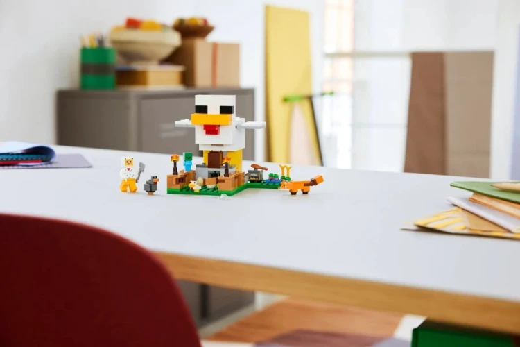 LEGO Minecraft 21585 - Farma kurczaków