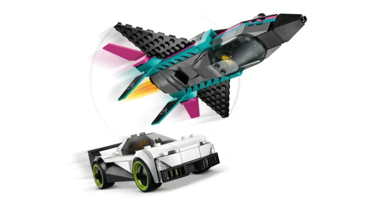 LEGO City 60489 - Odrzutowiec kontra samochód