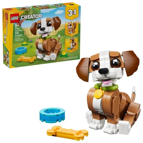 LEGO Creator 3w1 31382 - Urocze zwierzątka: Psotny szczeniaczek