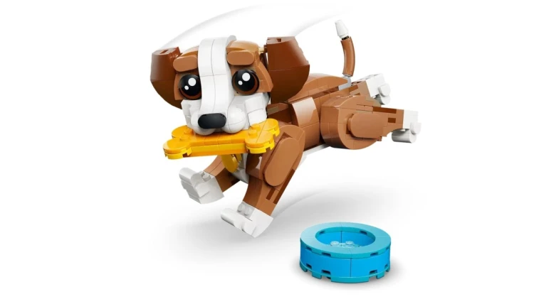 LEGO Creator 3w1 31382 - Urocze zwierzątka: Psotny szczeniaczek