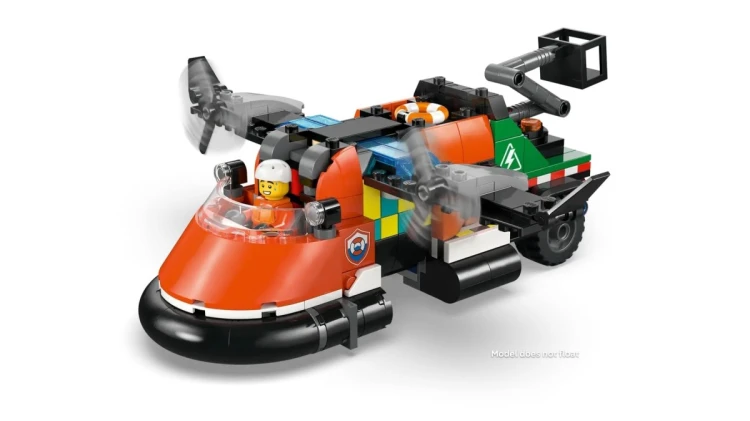 LEGO City 60505 - Zestaw z samolotem, ciężarówką serwisową i poduszkowcem