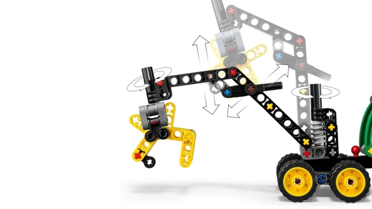 LEGO Technic 42218 - Harwester kołowy John Deere 1470H